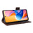 For TCL 60R 5G  /  60 5G Case with Wrist Strap Litchi Texture PU Leather Wallet Phone Cover - Brown - 4
