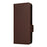 For TCL 60R 5G  /  60 5G Case with Wrist Strap Litchi Texture PU Leather Wallet Phone Cover - Brown - 7