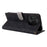 For TCL 60R 5G  /  60 5G Case Wallet RFID Blocking PU Leather Cover Stand with Strap - Black - 4