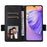 For Ulefone Note 21 Case with Wrist Strap Litchi Texture PU Leather Wallet Phone Cover - Black - 2