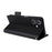 For Ulefone Note 21 Case with Wrist Strap Litchi Texture PU Leather Wallet Phone Cover - Black - 3