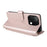 Stand Wallet Case with Shoulder  /  Wrist Strap For Umidigi Note 100A  /  Note 100 5G  /  Note 100 Leather Phone Cover - Pink - 4
