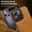For iPhone 16 Pro Max Case Compatible with MagSafe Leather Back Phone Cover - Brown - 5