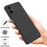 For Samsung Galaxy F06 5G / Galaxy M06 5G Liquid Silicone Case Phone Back Cover with Hand Strap - Black - 2