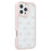 For iPhone 16 Pro Max Case Epoxy Design TPU + PC Phone Cover with Bowknot Pattern, Rhinestone Decor - Pink - 1