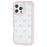 For iPhone 16 Pro Max Case Epoxy Design TPU + PC Phone Cover with Bowknot Pattern, Rhinestone Decor - Pink - 4