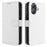 For Ulefone Note 21 Case PU Leather Diamond Texture Wallet Phone Cover - White - 1