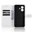 For Ulefone Note 21 Case PU Leather Diamond Texture Wallet Phone Cover - White - 4