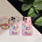 For iPhone 15 Pro Max Case Mirror Painted Kitten Design TPU + Acrylic Phone Cover - Pink - 4