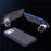 For iPhone 17e / 16e Case Compatible with MagSafe Lens Kickstand PC + TPU Matte Phone Cover - Dark Purple - 6