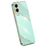 XINLI For Samsung Galaxy S25 Edge Case TPU Phone Cover with Electroplating Frame - Cyan - 1
