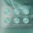 XINLI For Samsung Galaxy S25 Edge Case Ring Kickstand Electroplating TPU Phone Cover - Cyan - 2