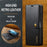 DG.MING for OnePlus 13 Case Detachable Split Leather Phone Cover - Black - 7