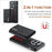 DG.MING M1 Series for OnePlus 13 Case Kickstand PU Phone Cover with Detachable Wallet - Black - 5