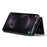 DG.MING M2 Series for Samsung Galaxy S25 Edge Case PU + PC + TPU Phone Cover Detachable Wallet - Black - 3