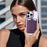 MOBEST For iPhone 16 Pro Max Magnetic Case with Detachable Card Holder TPU + PC Phone Back Cover - Purple - 5