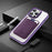 MOBEST For iPhone 16 Pro Max Magnetic Case with Detachable Card Holder TPU + PC Phone Back Cover - Purple - 6