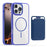 MOBEST For iPhone 16 Pro Magnetic Case with Detachable Card Holder TPU + PC Phone Back Cover - Sapphire - 1
