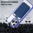 MOBEST For iPhone 16 Pro Magnetic Case with Detachable Card Holder TPU + PC Phone Back Cover - Sapphire - 4