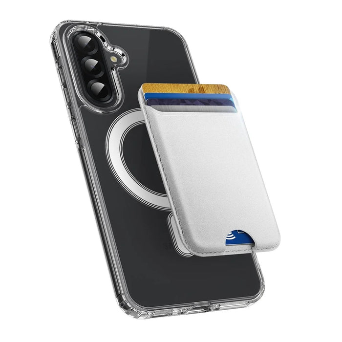 For Samsung Galaxy A35 5G Clear Phone Magnetic Case TPU+Acrylic Back Cover - Clear - 7
