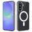 For Samsung Galaxy A26 5G Clear Phone Case Magnetic Case TPU+Acrylic Back Cover - Clear - 1