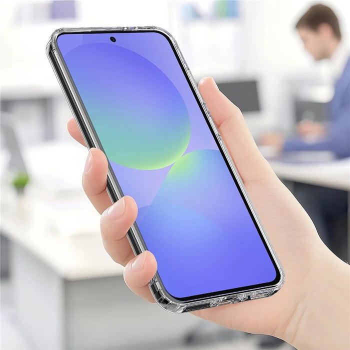 For Samsung Galaxy A26 5G Clear Phone Case Magnetic Case TPU+Acrylic Back Cover - Clear - 4