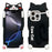 For iPhone 16 Pro Max Silicone Case Cow Cat Tail Kickstand Anti Drop  Phone Back Cover - 1