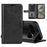 For Google Pixel 10 Pro XL Case Crazy Horse Texture Stand Leather Phone Cover - Black - 1