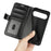 For Google Pixel 10 Pro XL Case Crazy Horse Texture Stand Leather Phone Cover - Black - 4