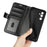 For Samsung Galaxy M16 5G Case Crazy Horse Texture Stand Leather Phone Cover - Black - 4