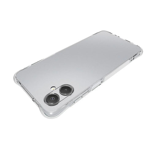 WANLONFENG For Samsung Galaxy A06 5G Case  WL Series 2.0mm TPU Phone Cover with Tempered Glass Film - Transparent - 2
