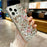For iPhone 16 Pro Max Case Glass Rhinestone Two Butterfly Decor TPU Phone Back Cover - Pink - 3