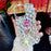 For iPhone 14 Pro Max Case Glass Rhinestone Rose Shape Decor TPU Phone Back Cover - 2