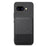 For Google Pixel 9a Case Cloth Texture Leather + PC + TPU RFID Blocking Phone Cover with Card Holder - Black - 3