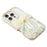 For iPhone 16 Pro Max Case Two Bow Epoxy Design TPU + PC Phone Back Cover Rhinestone Decor - Beige - 5