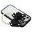 For iPhone 16 Pro Case Glitter Epoxy Design TPU + PC Phone Back Cover with Bow Strap, Rhinestone Decor - Black - 6