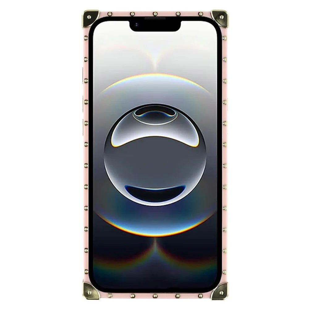 For iPhone 17e / 16e Case Electroplated TPU + PC Phone Cover with Butterfly Kickstand - Pink - 2