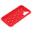 For iPhone 16 Case with Multi Holes Four Corners Shockproof Silicone + PC Phone Back Cover - Red - 7