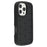 For iPhone 16 Pro Silicone Case Multi Hole Design Shockproof Phone Back Cover - Black - 1