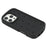 For iPhone 16 Pro Silicone Case Multi Hole Design Shockproof Phone Back Cover - Black - 5