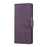 For Samsung Galaxy S24 FE Case Rose Flower PU Leather Wallet Phone Cover with 3 Card Slots - Dark Purple - 6