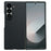 For Samsung Galaxy Z Fold6 5G Magnetic Case Carbon Fiber Texture PC Phone Cover with Screen Protector - Black - 1