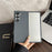 For Samsung Galaxy Z Fold6 5G Magnetic Case Carbon Fiber Texture PC Phone Cover with Screen Protector - Black - 2
