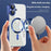 For iPhone 16 Case Compatible with MagSafe TPU + PC Clear Back Cover - Sapphire - 2