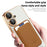 For iPhone 16 Plus Case Compatible with MagSafe TPU + PC Mobile Cover with Card Bag - Brown - 5