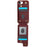 For iPhone 17e / 16e Case Kickstand Card Slots Leather Coated TPU Cover with Shoulder Strap - Wine Red - 2