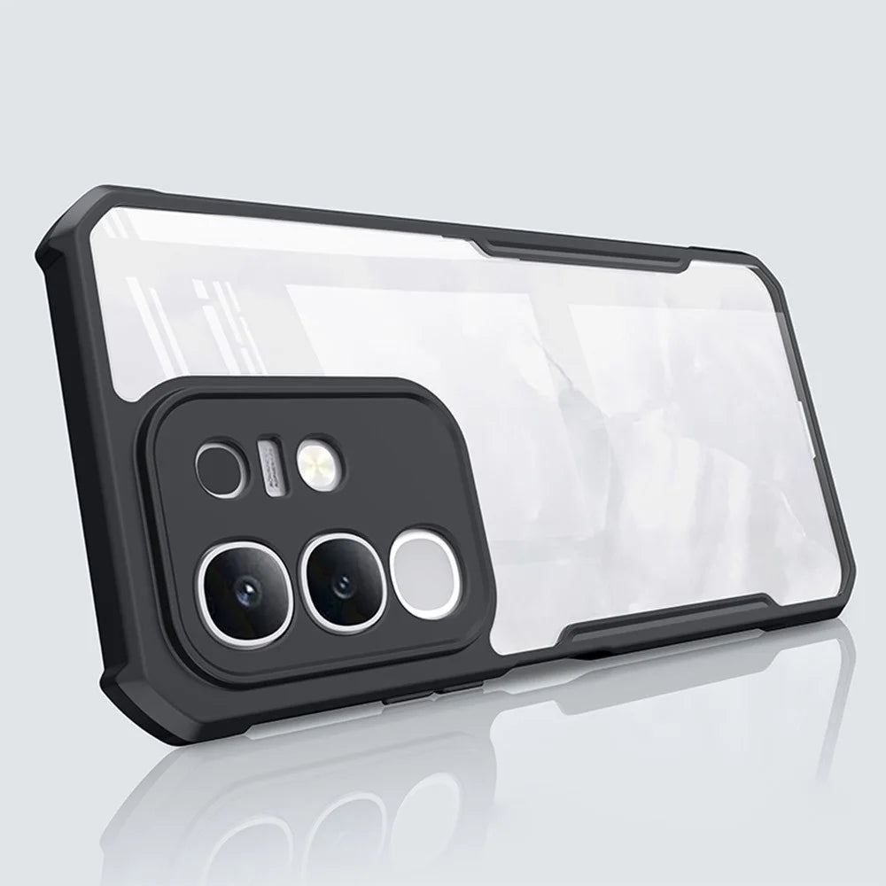 XUNDD For vivo Y29 4G / Y300t 5G Case Dropproof TPU + Acrylic Clear Back Phone Cover - 5