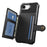 For iPhone 17e / 16e Case with Card Holder PU Leather + TPU Phone Back Cover - Black - 3