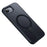 For iPhone 17e / 16e Case Compatible with MagSafe Rotating Straight Kickstand TPU + PC Matte Phone Cover - Black - 1