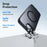 For iPhone 17e / 16e Case Compatible with MagSafe Rotating Straight Kickstand TPU + PC Matte Phone Cover - Black - 6